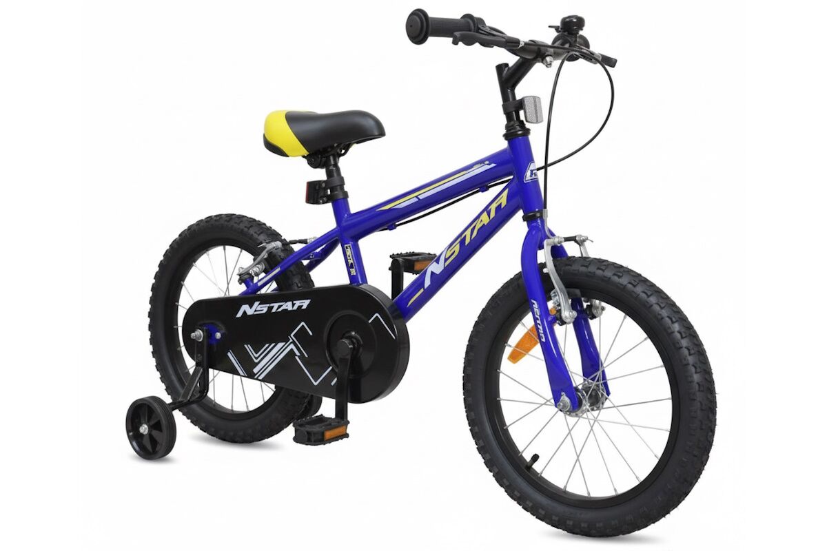 New Star 16" – Bici infantil con V‑Brake aluminio, estabilizadores y cubrecadena - Imagen 3