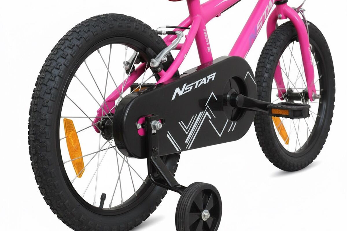 New Star 16" – Bici infantil con V‑Brake aluminio, estabilizadores y cubrecadena - Imagen 6