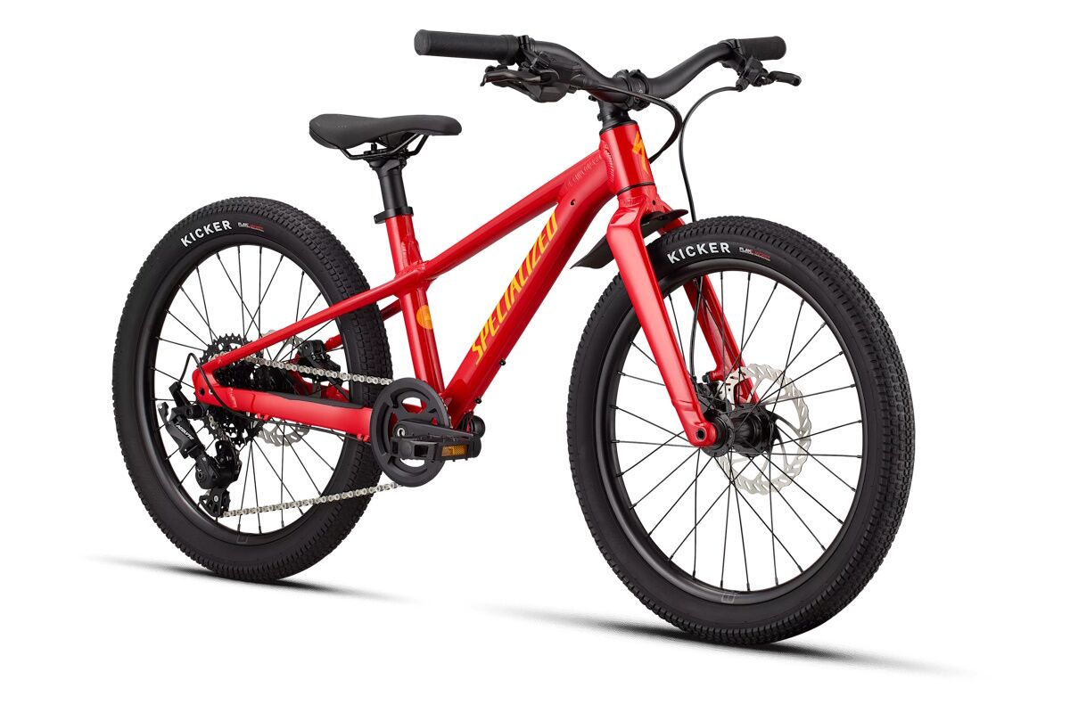 Specialized Riprock 20 INT 2026, MTB infantil, frenos hidráulicos Promax, transmisión 1x8 Acolyte 12-42T, llantas 25 mm, cableado interno.