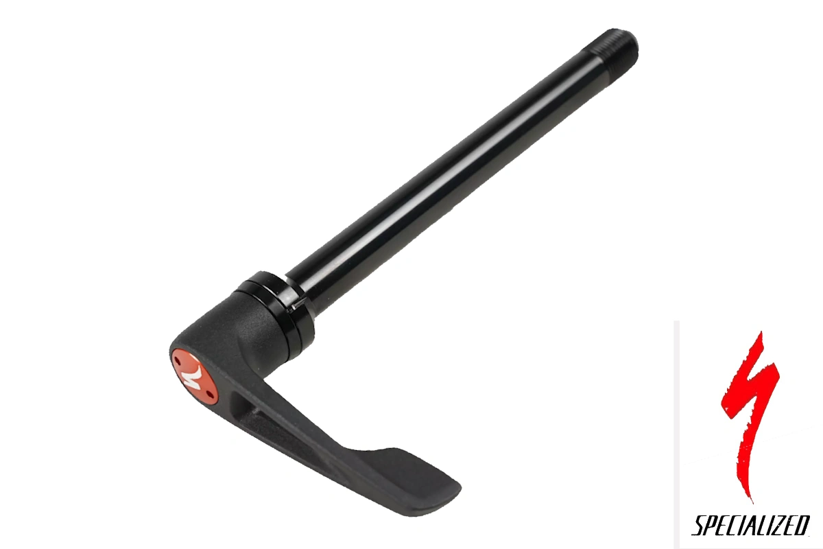 Eje pasante delantero DT Swiss RWS de100x12mm con palanca ajustable, SKU: S160200001 , para Specialized Roubaix, Crux, Diverge, Tarmac, Venge de carretera/gravel.