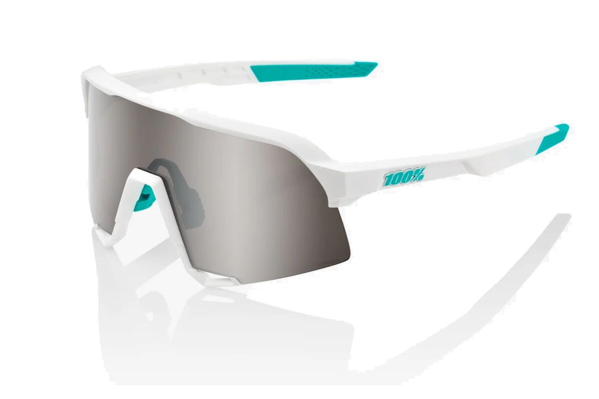Gafas ciclismo 100% - S3™ - Bora Hans Grohe Team White - Hiper Silver Mirror Lens