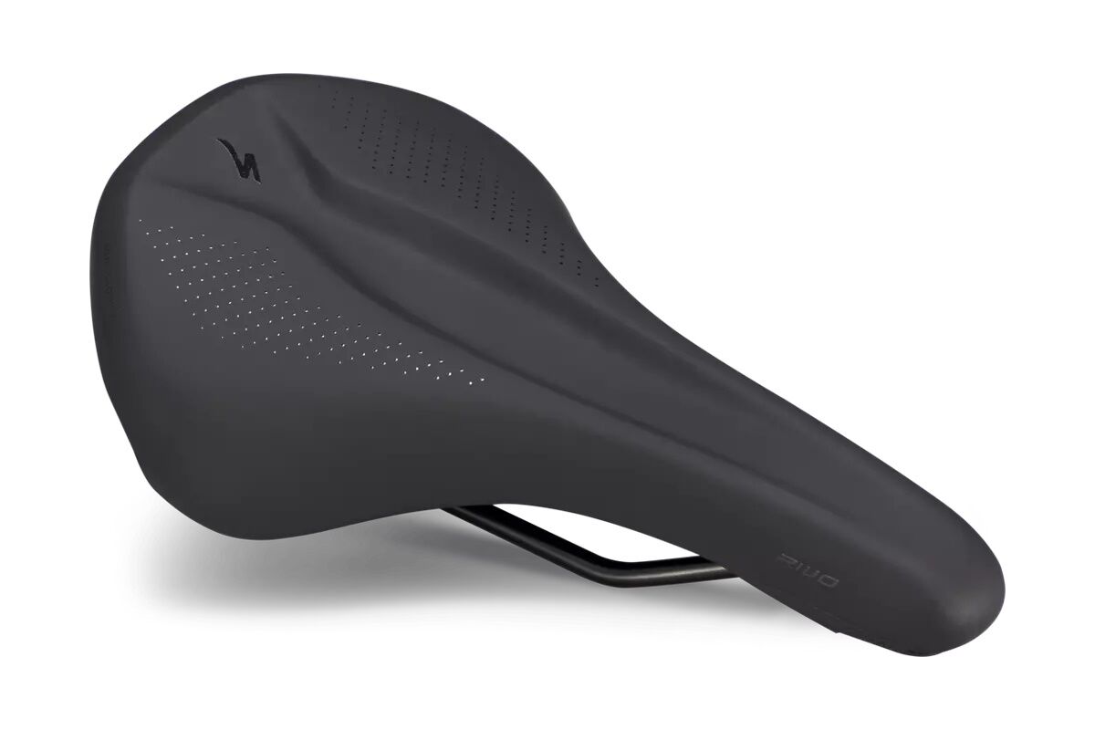 Sillín Specialized Rivo Sport negro, tecnología Air Foam, acolchado nivel 4, forma Bridge, cubierta elástica 4 direcciones, 155 mm