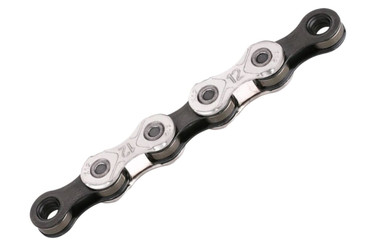 Cadena KMC 12V PLATA-NEGRO 126P