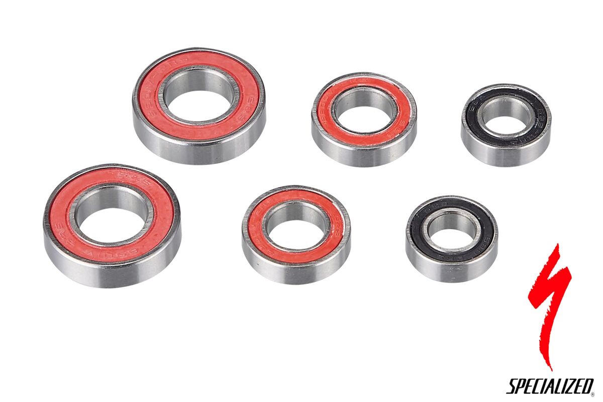 Kit cojinetes pivote suspensión Specialized Epic 2021-2023 S200600002, recambio original con cojinetes sellados para restaurar la suavidad y precisión de la suspensión trasera.