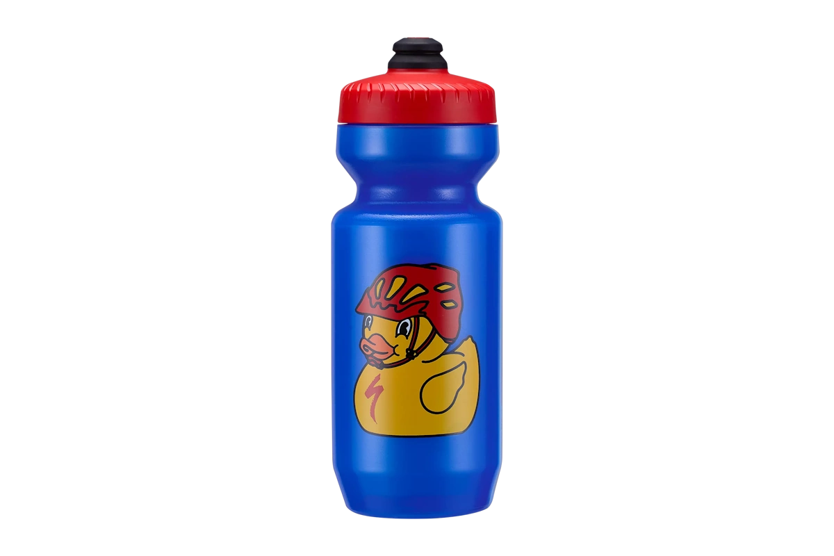 Bidón Specialized Purist MoFlo Rubber Duck Blue 22oz – LDPE fácil de apretar y agua con sabor más puro