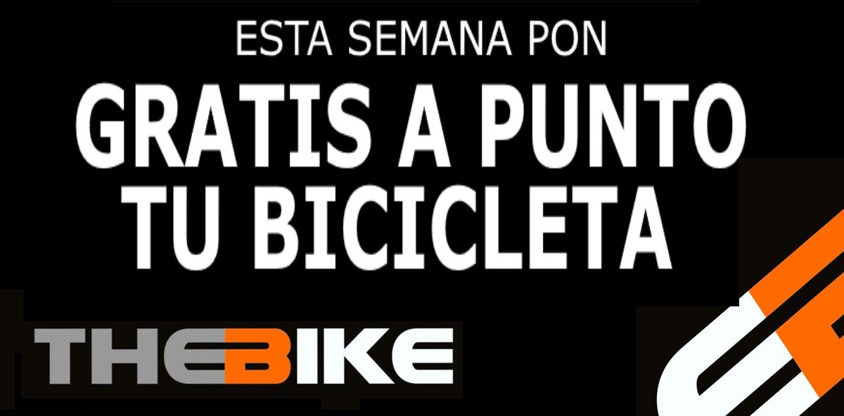 GRATIS A PUNTO TU BICICLETA