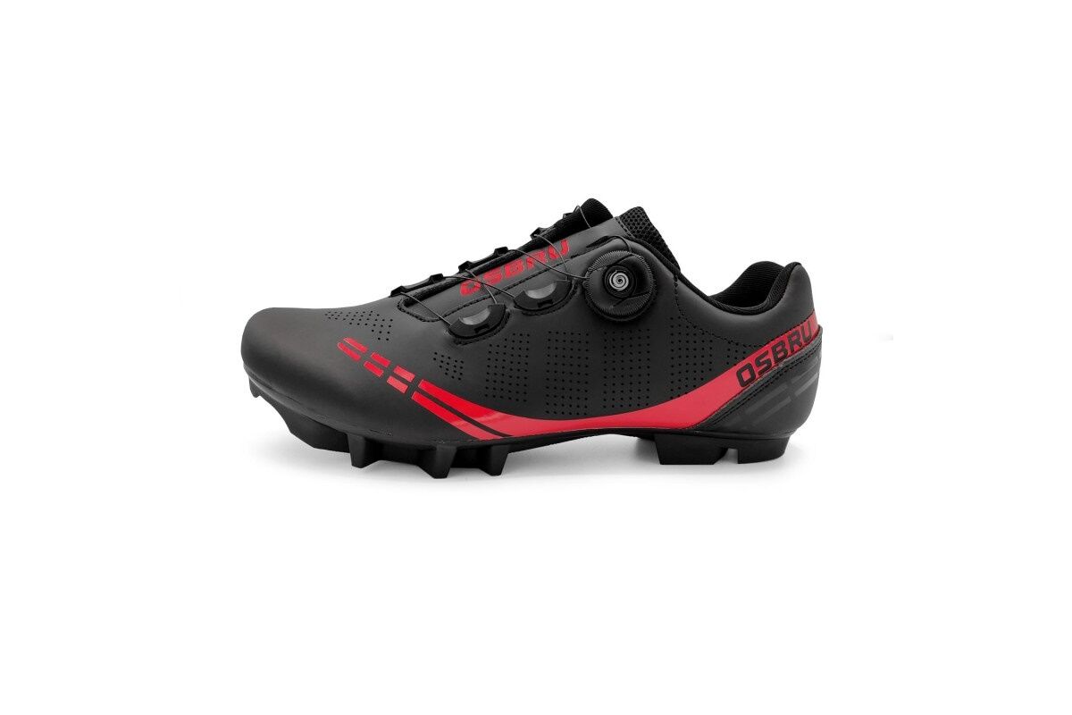 Zapatillas MTB OSBRU ARDO - Black & Red - Imagen 2