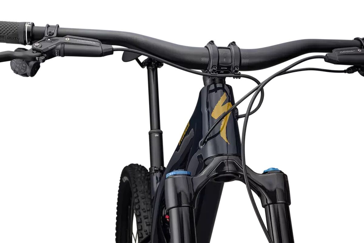 Specialized S-Works Stumpjumper EVO Expert T-Type 2024 - Gloss Dark Navy / Harves Gold - Imagen 4