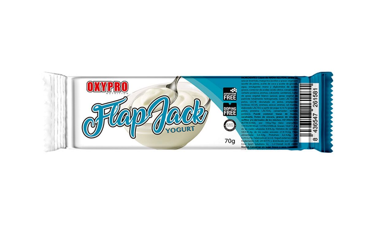 Barrita de avena OXIPRO - FLAP JACK - Yogurt