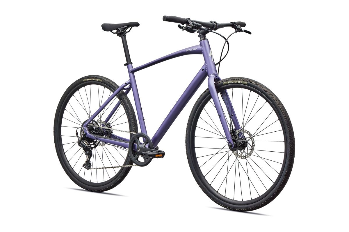 Bicicleta Specialized Sirrus X 2.0 2026 en tallas XS y S, ideal para movilidad urbana y cicloturismo ocasional, equipada con cuadro ligero de aluminio, transmisión 1x9, frenos hidráulicos y neumáticos Specialized Pathfinder 700x40c.