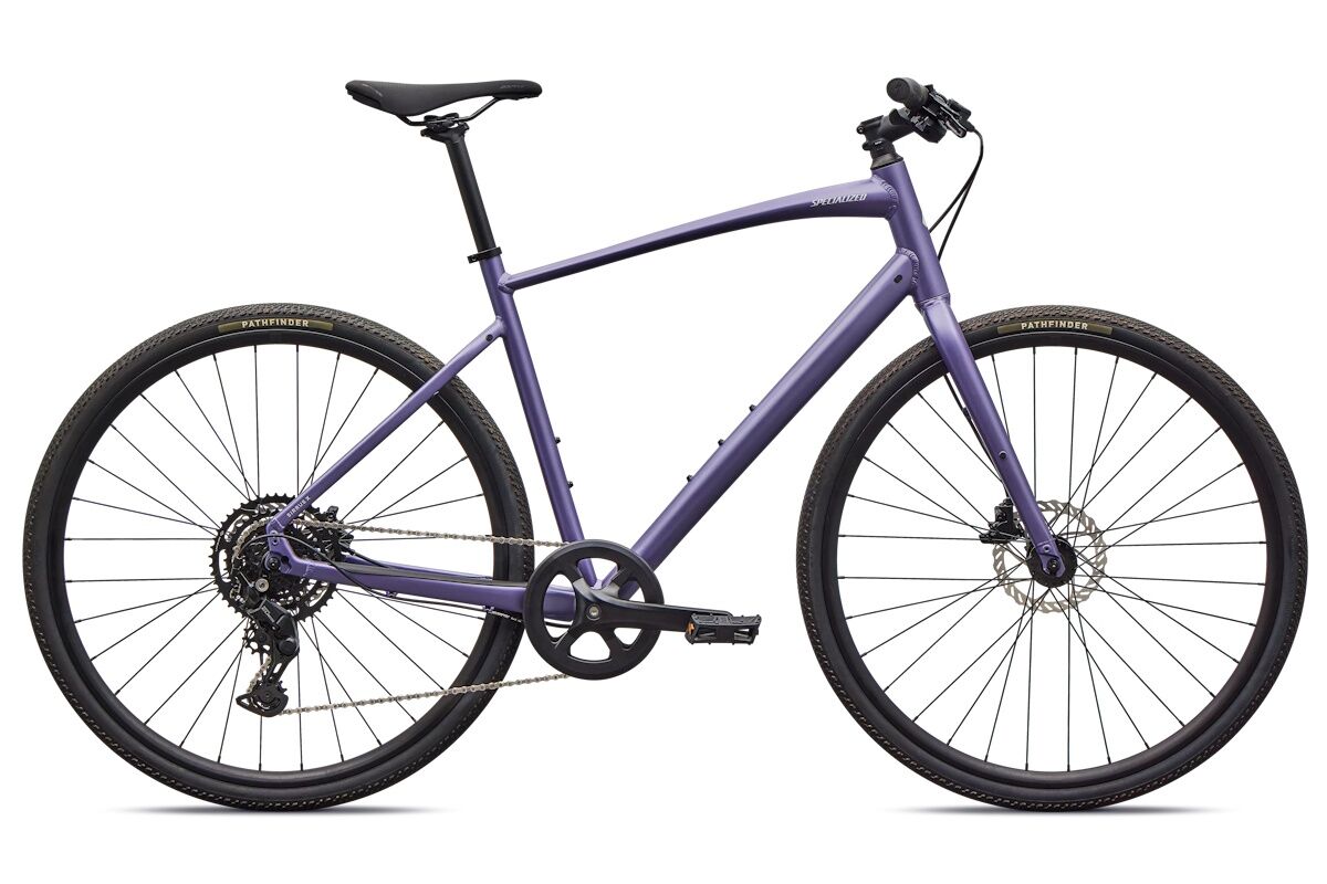 Bicicleta Specialized Sirrus X 2.0 2026 en tallas XS y S, ideal para movilidad urbana y cicloturismo ocasional, equipada con cuadro ligero de aluminio, transmisión 1x9, frenos hidráulicos y neumáticos Specialized Pathfinder 700x40c.