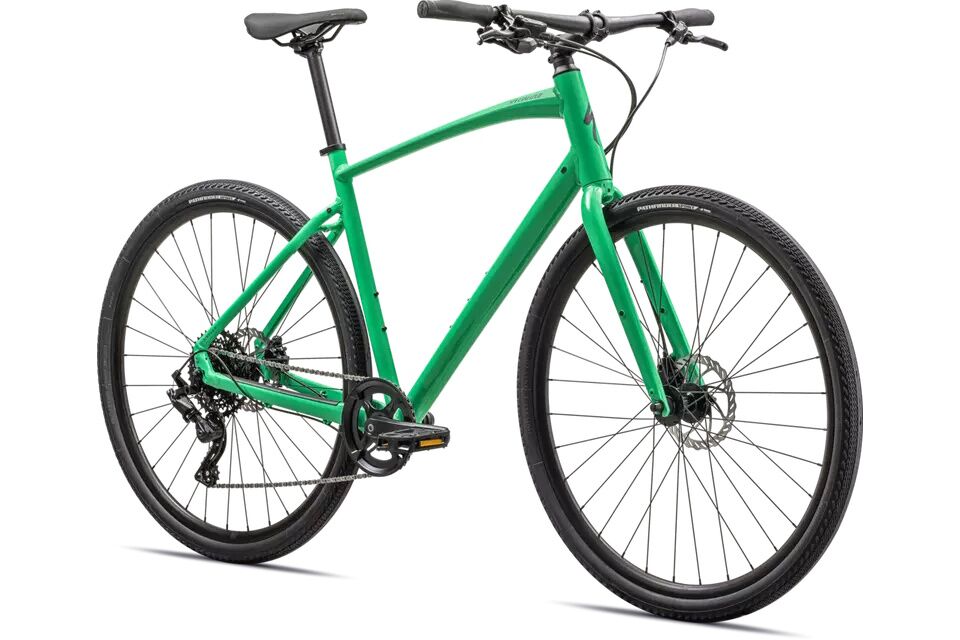Bicicleta Specialized Sirrus X 2.0 en tallas XS y S, ideal para movilidad urbana y cicloturismo ocasional, equipada con cuadro ligero de aluminio, transmisión 1x9, frenos hidráulicos y neumáticos Specialized Pathfinder 700x40c.