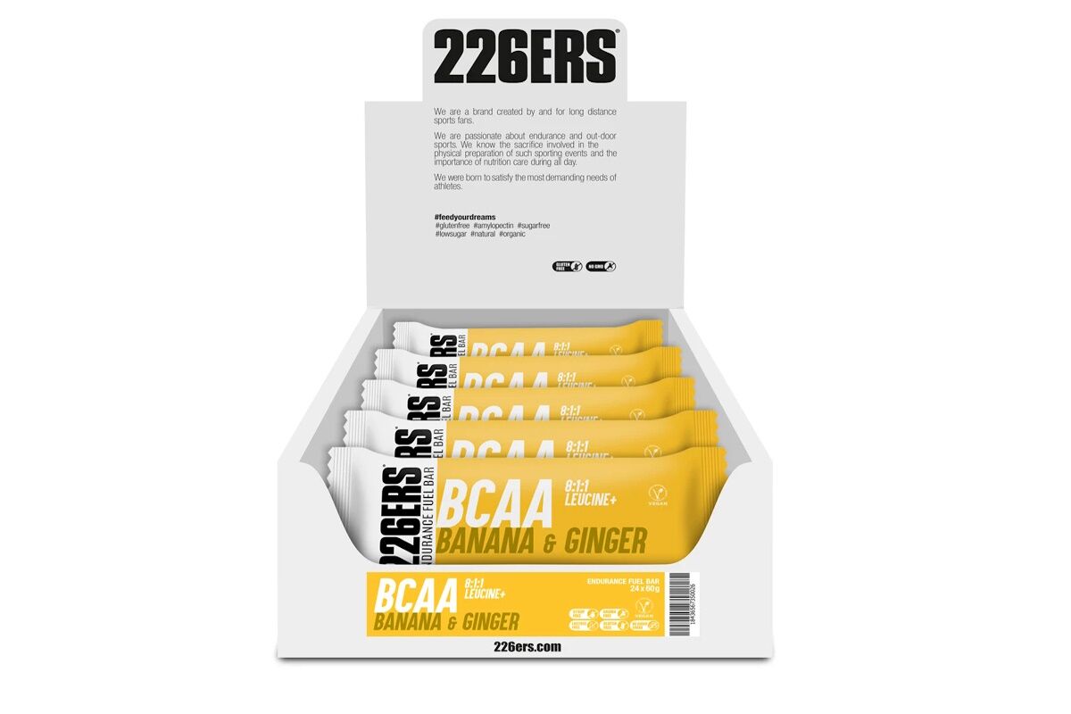 Barrita 226ERS - ENDURANCE FUEL BAR - BCAAs - Plátano y Jengibre - Imagen 3