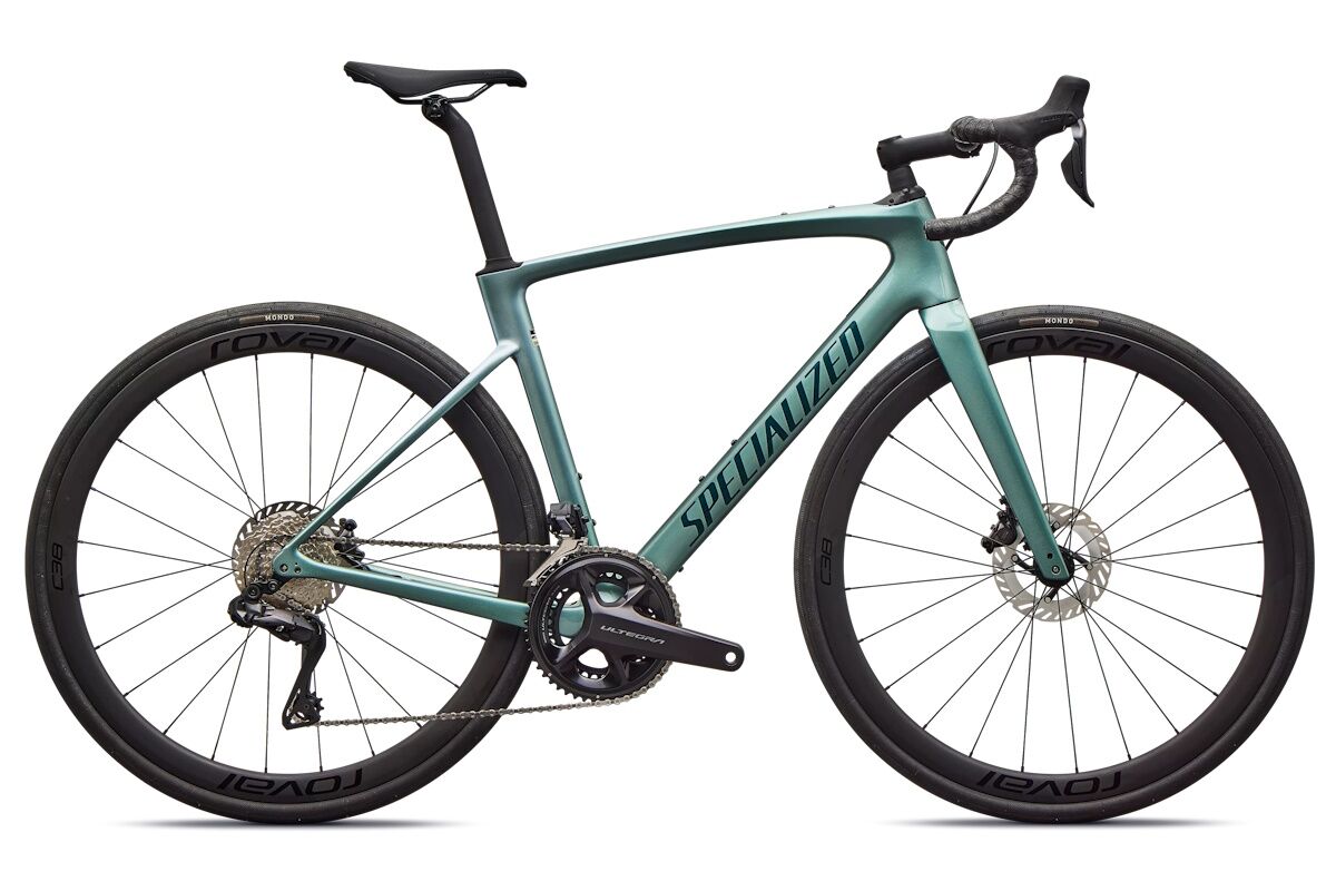 Specialized Roubaix SL8 Expert 2026 con Shimano Ultegra Di2 y Future Shock 3.0, mejor precio garantizado.