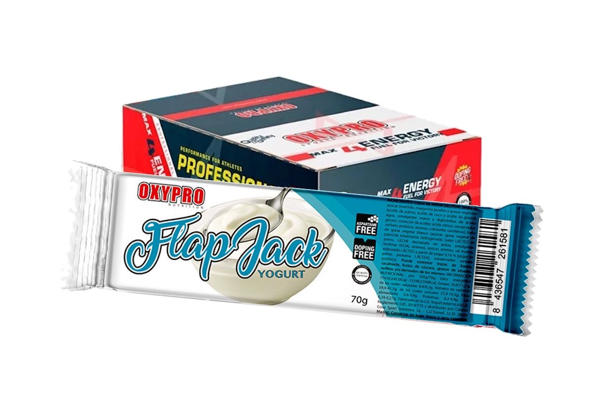Barrita de avena OXIPRO - FLAP JACK - Yogurt - Imagen 3