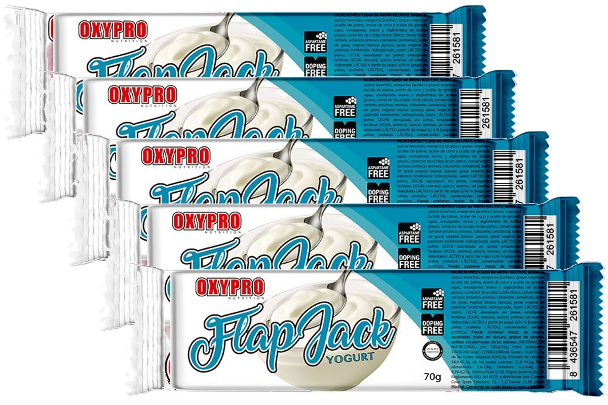 Barrita de avena OXIPRO - FLAP JACK - Yogurt - Imagen 2