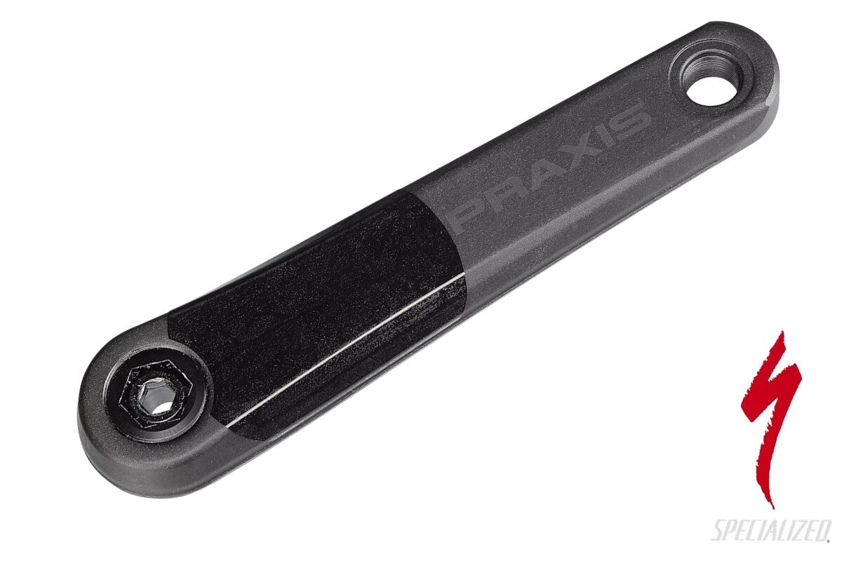 Brazo de cigüeñal original Praxis ISIS Gen.2 S211600018 de 160mm en aleación, para motor Brose, factor Q 184mm, compatible con bicicletas eléctricas Specialized Turbo.