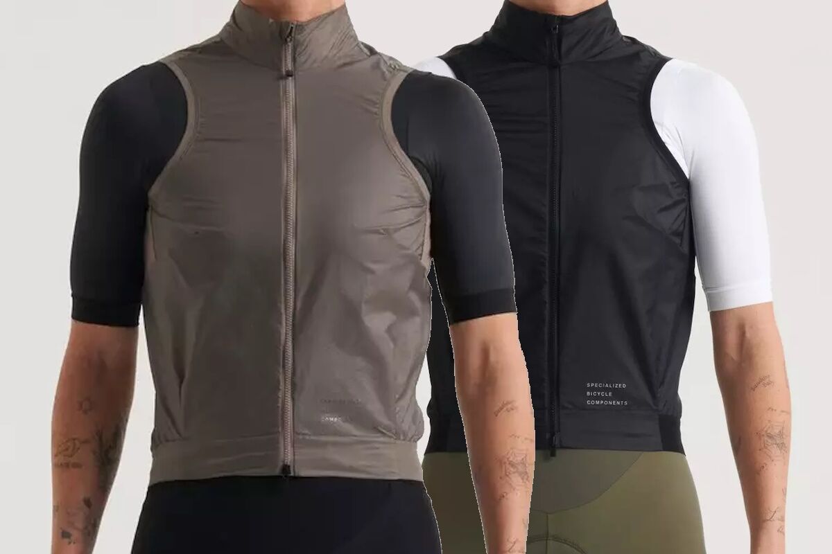 Chaleco Specialized Women’s Prime Wind Vest 2025, ultraligero y resistente al viento.