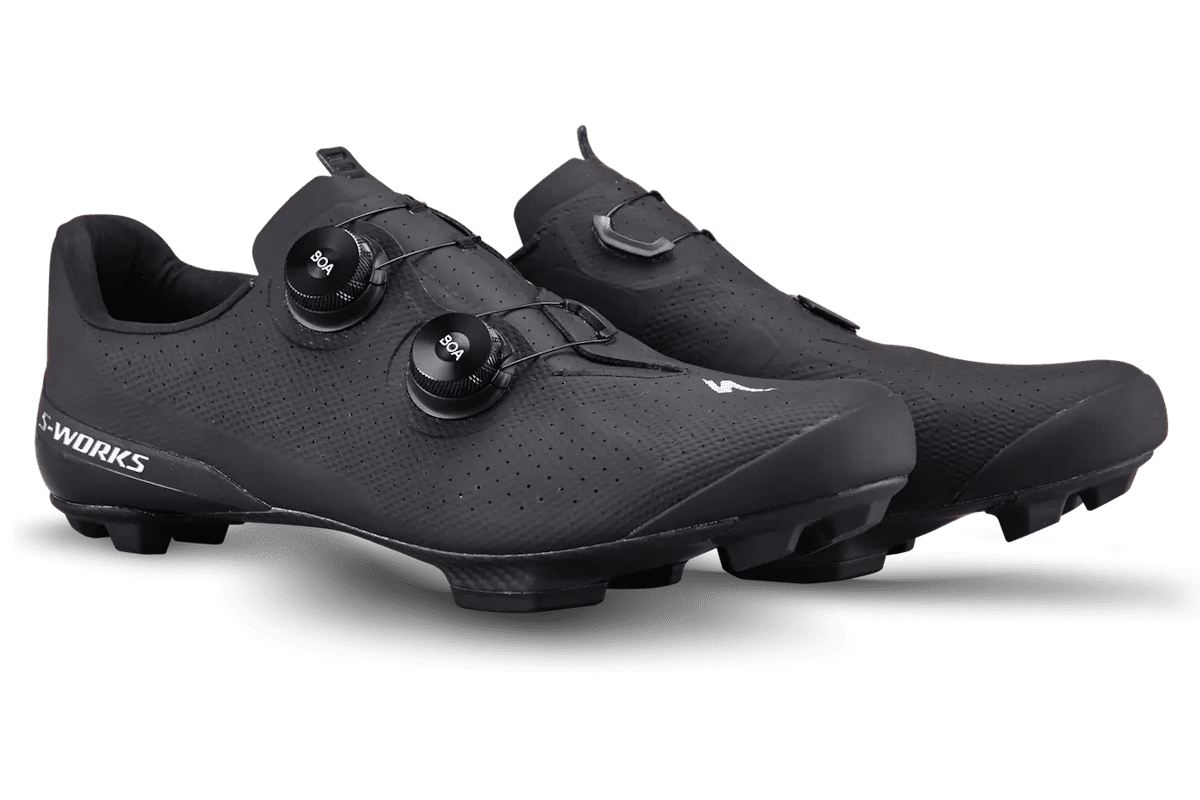 Zapatillas Specialized S-Works Recon MTB gravel Body Geometry suela de carbono color Black