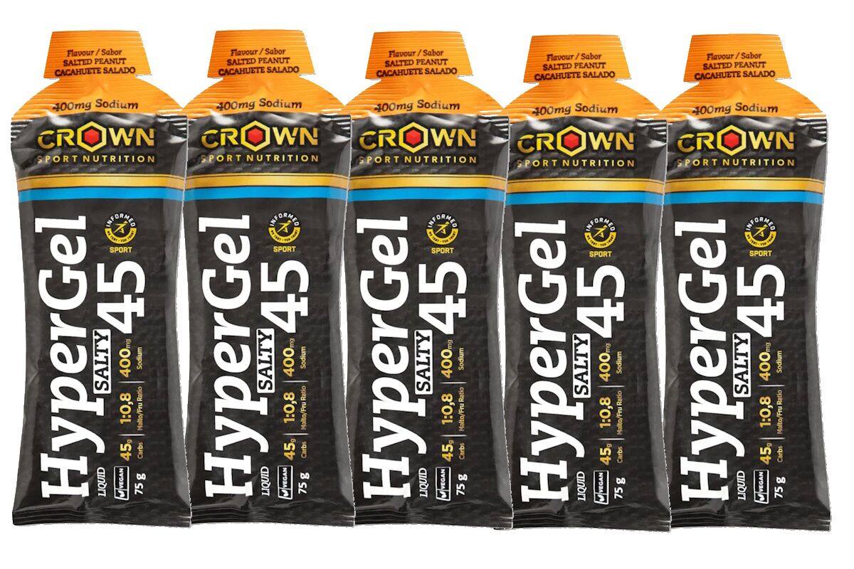 Gel CROWN - HyperGel 45 - CACAHUETE SALADO - 400mg SODIO - Imagen 2