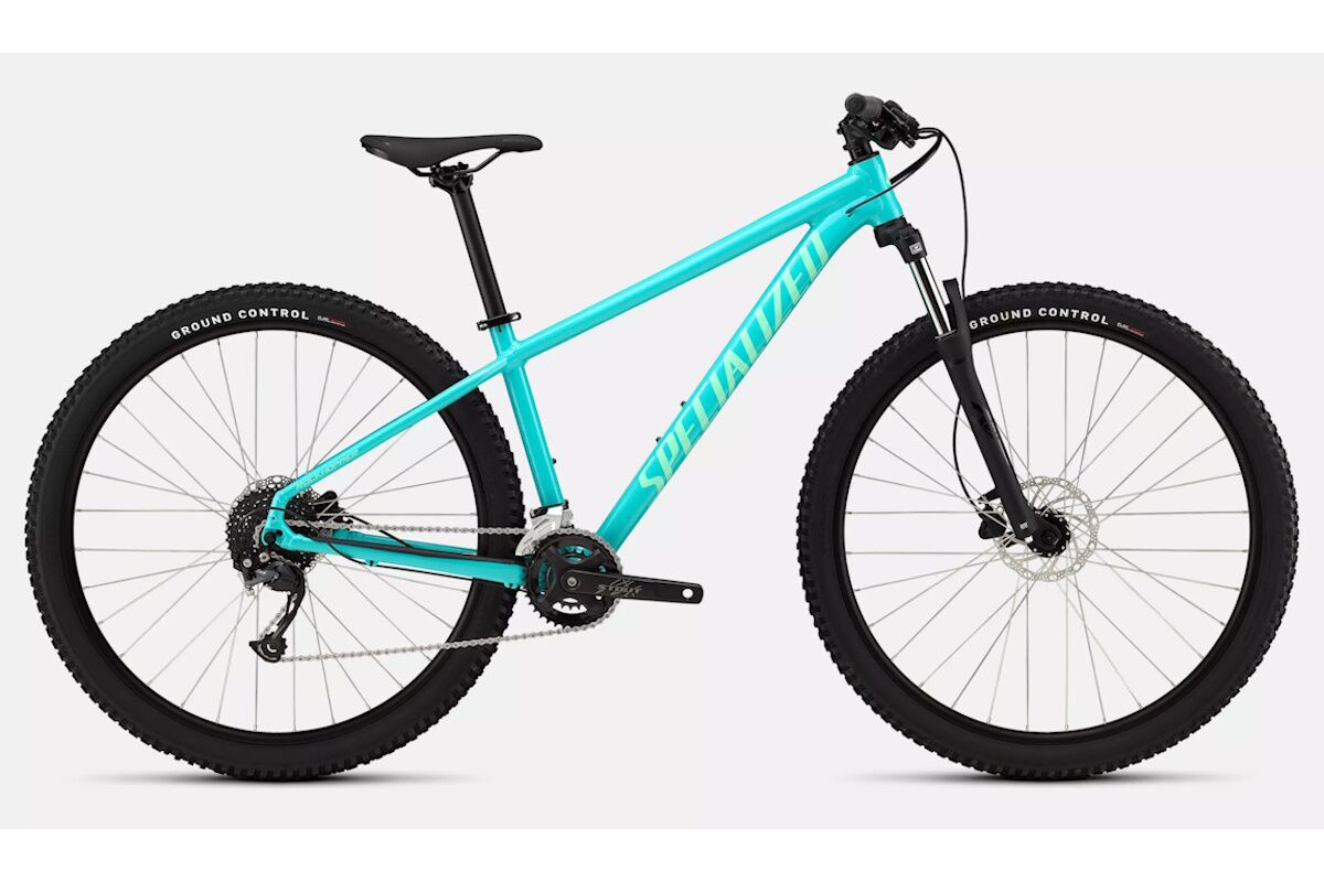 Rockhopper Base 2026 MTB aluminio Shimano Altus 2x9 gloss lagoon blue Ground Control