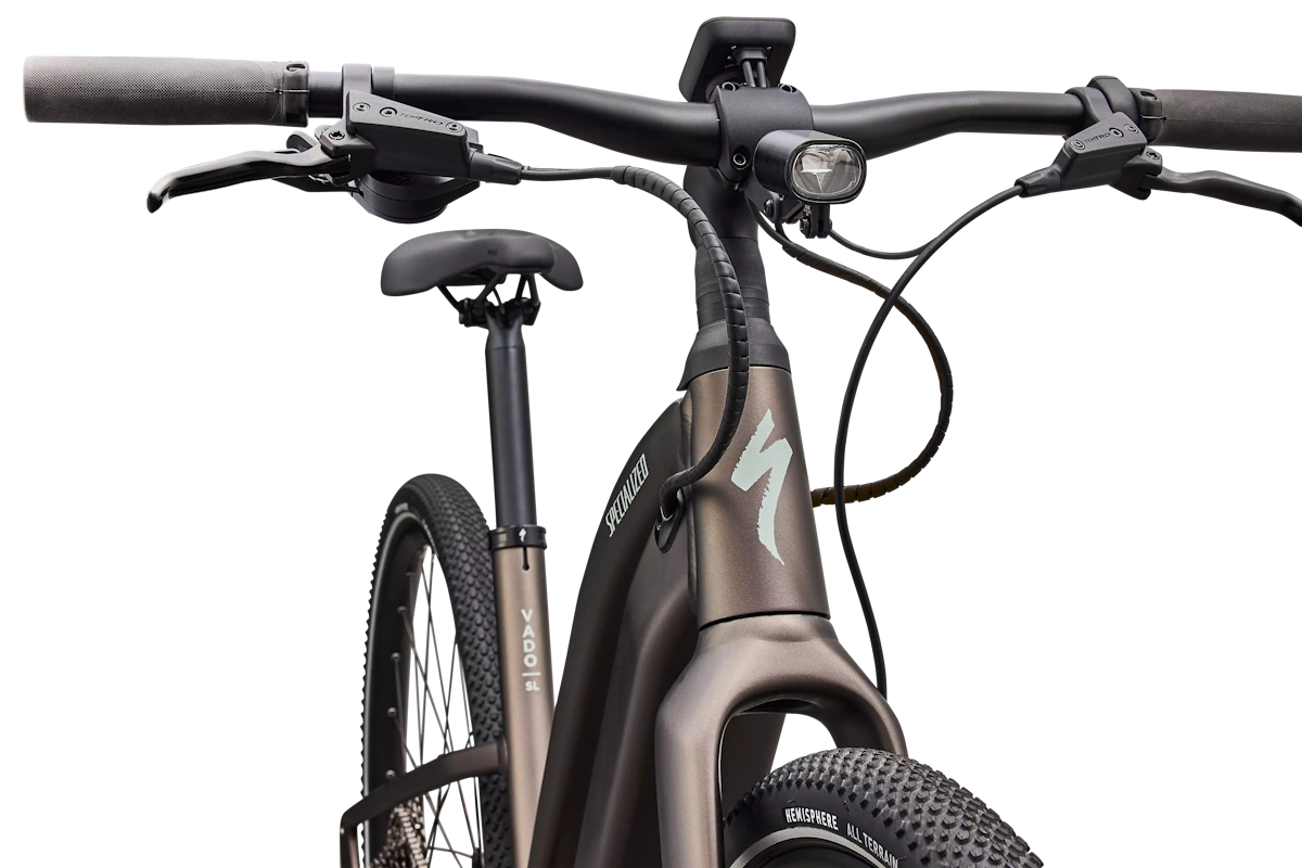 Specialized Turbo Vado SL 2 4.0 Step-Through 2027 – e-bike urbana ligera (18,75 kg) con motor Specialized SL 1.2 (320 W), batería 520 Wh, Future Shock 3.1, Mastermind H3, Apple Find My, Turbo System Lock y luces STVZO - Imagen 2
