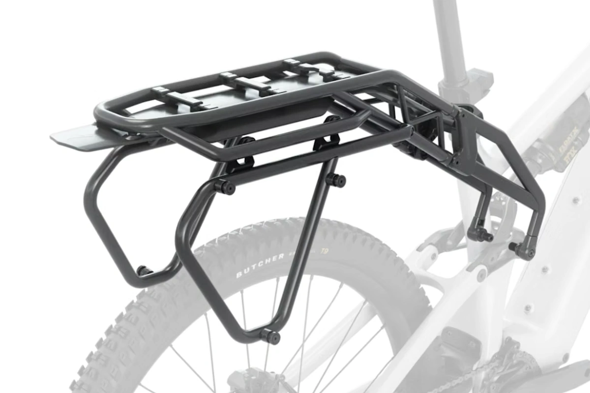 Portaequipaje Specialized Turbo Levo X trasero, overlanding e-MTB, sistema MIK