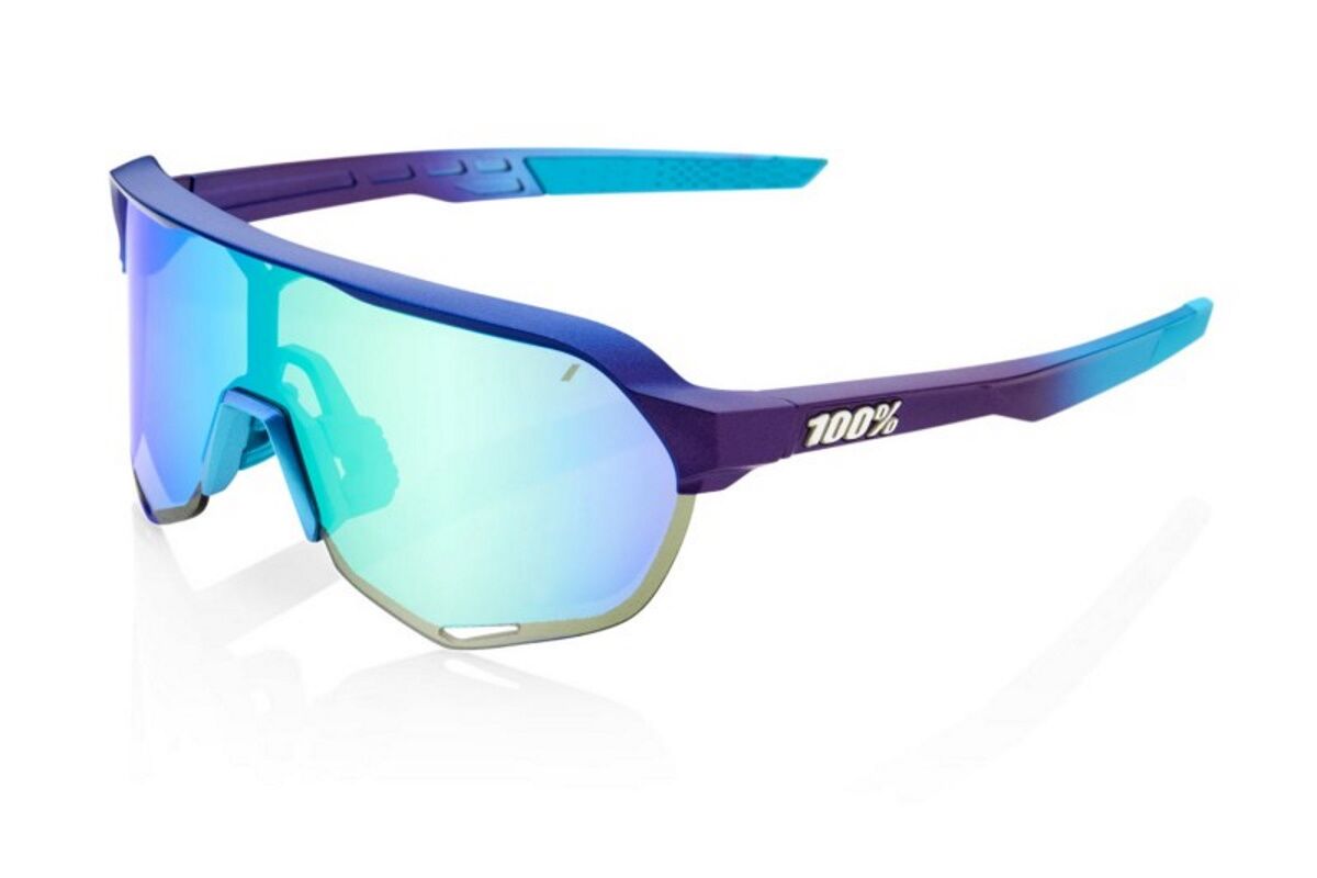 Gafas ciclismo 100% - S2® - Matte Metallic Into The Fade - Blue Topaz Multilayer Mirror Lens.