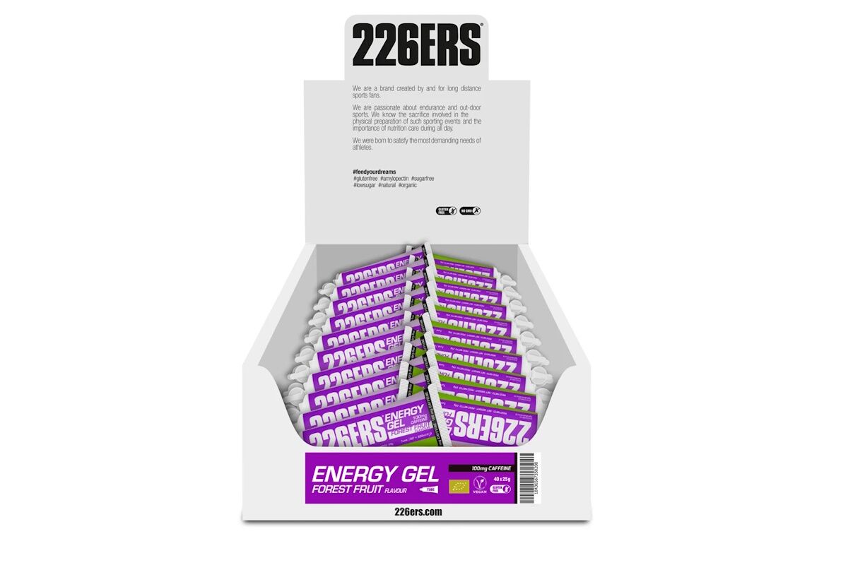 Gel 226ERS - ENERGY GEL - Tubo 25gr - Frutos del bosque con cafeina - Imagen 3