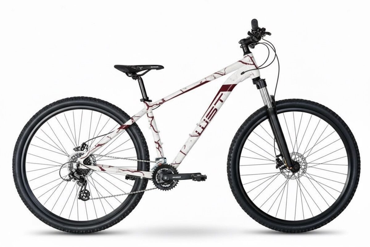 MTB 29″ WST Poison WS041 con frenos hidráulicos y Shimano Altus 2x8. Fabricación nacional, repuestos rápidos. Compra segura en distribuidor autorizado. ¡Descúbrela!