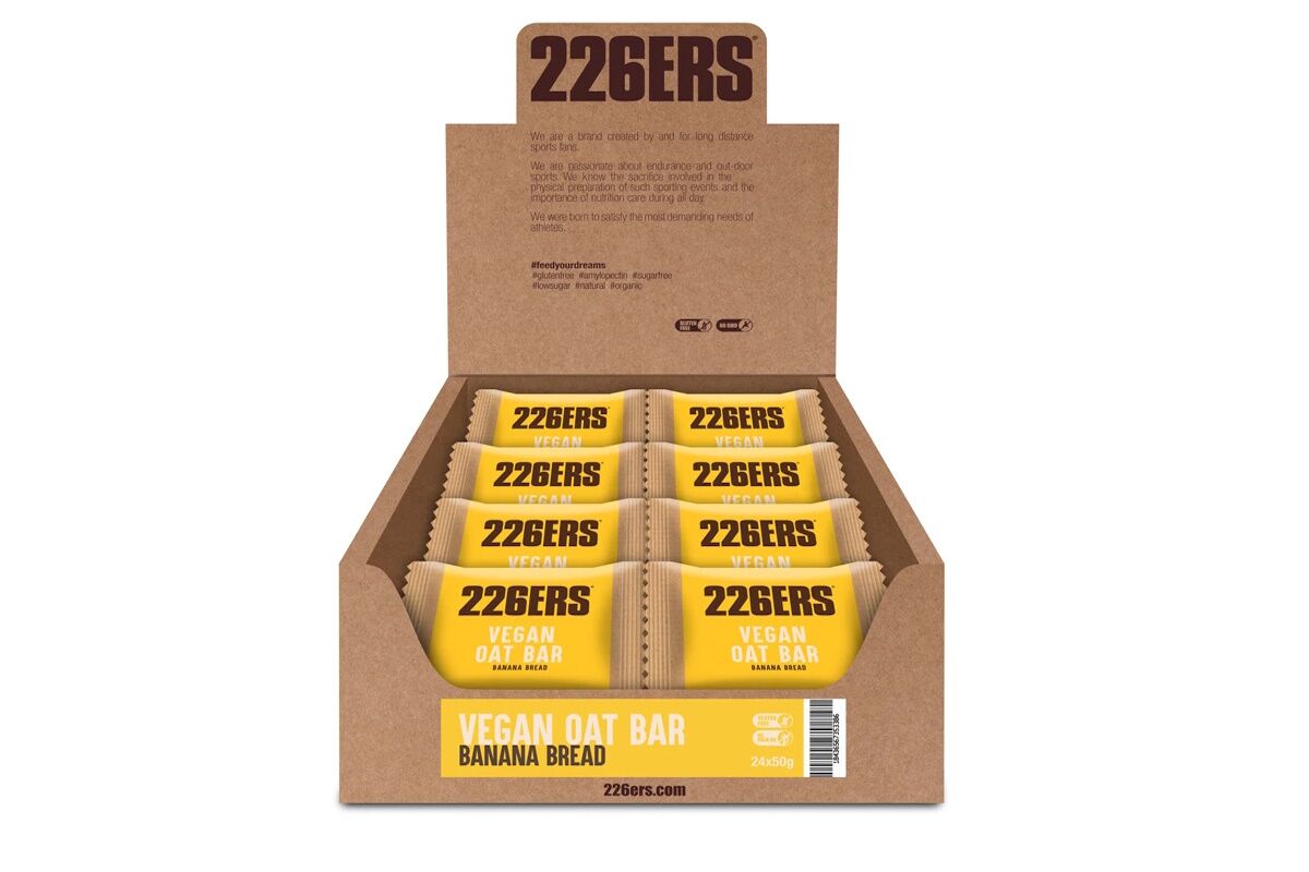 Barrita Energética Vegana de Avena 226ERS: Sin Gluten