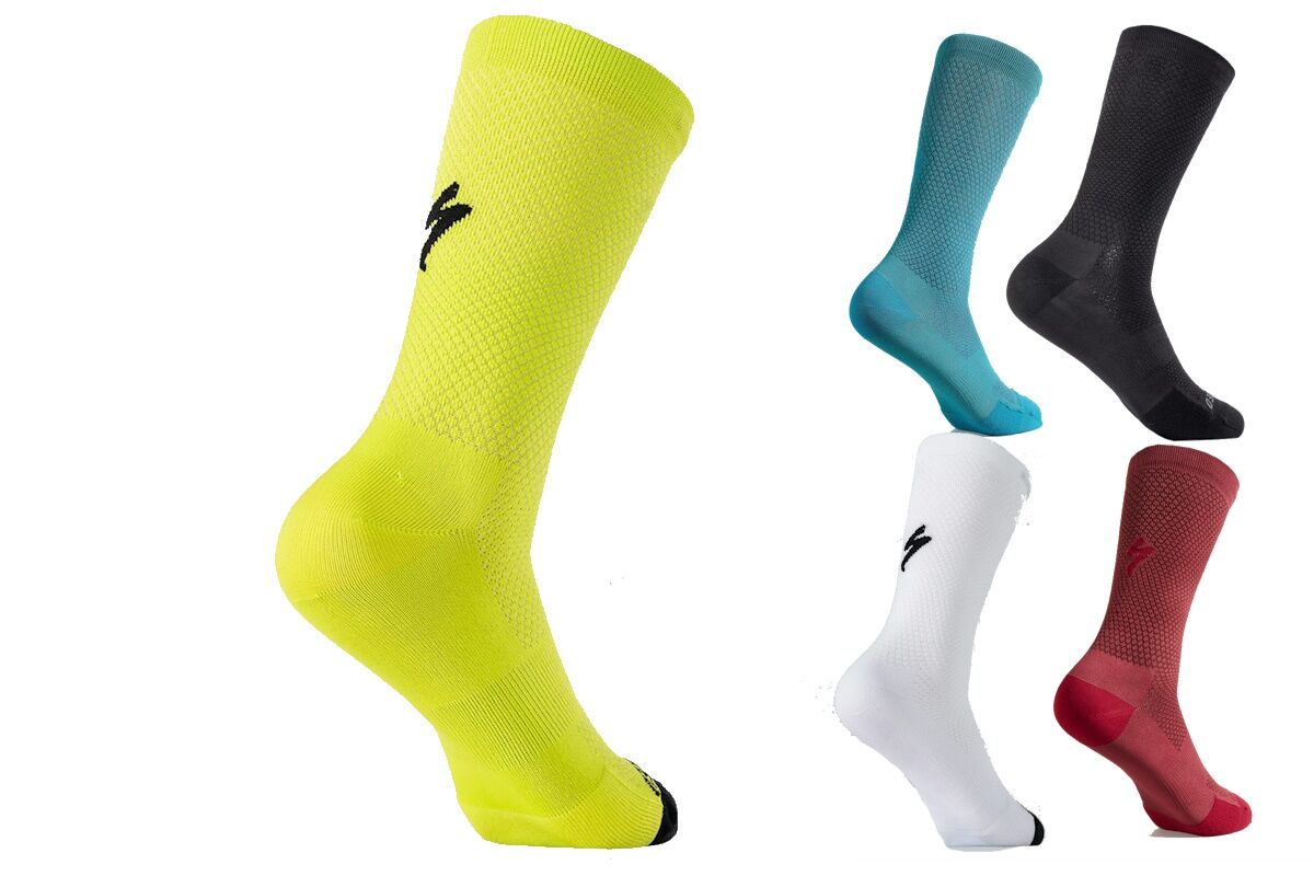 Specialized Hydrogen Vent Road 2025, calcetines caña alta transpirables carretera