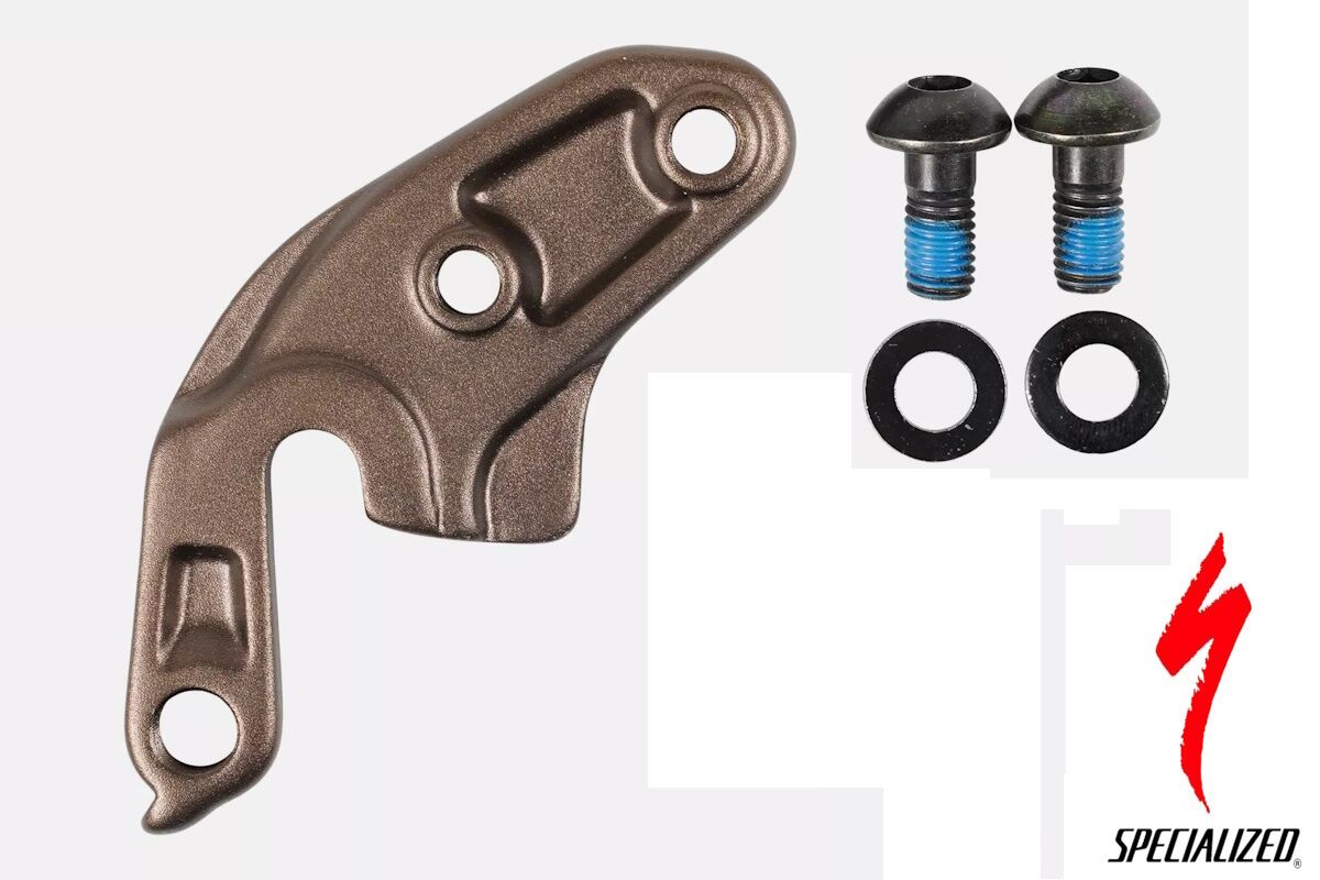 Placa de puntera ajustable Specialized para bicicletas Rockhopper 29 MY09-11, incluye hardware y patilla de cambio trasera integrada.