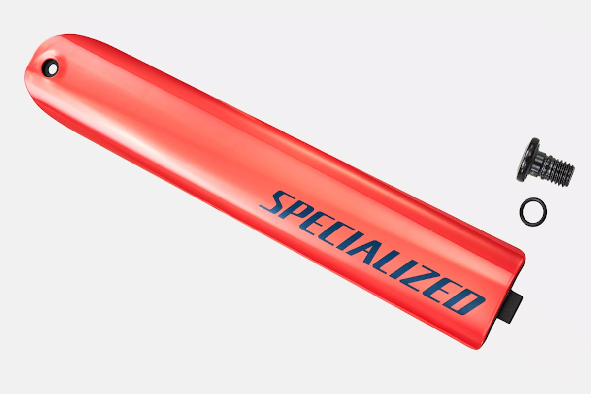 Tapa de batería para Specialized Turbo Levo 4 Alloy Gloss Deep Orange/Deep Lake