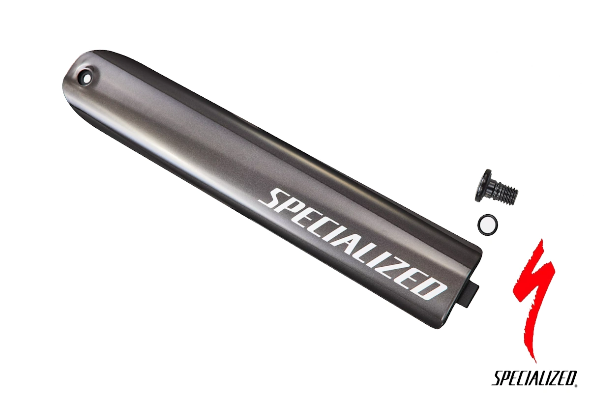Tapa de batería para Specialized Turbo Levo 4 alloy 2026 Gloss Metallic Obsidian/Silver Dust