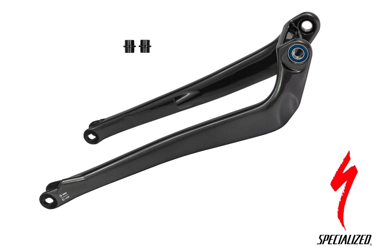 Vaina de carbono FACT de repuesto para Turbo Levo Expert Gen.3 con rueda 27,5" y puntera 148 x 12 mm tipo eje pasante. Specialized SKU:S221500001.