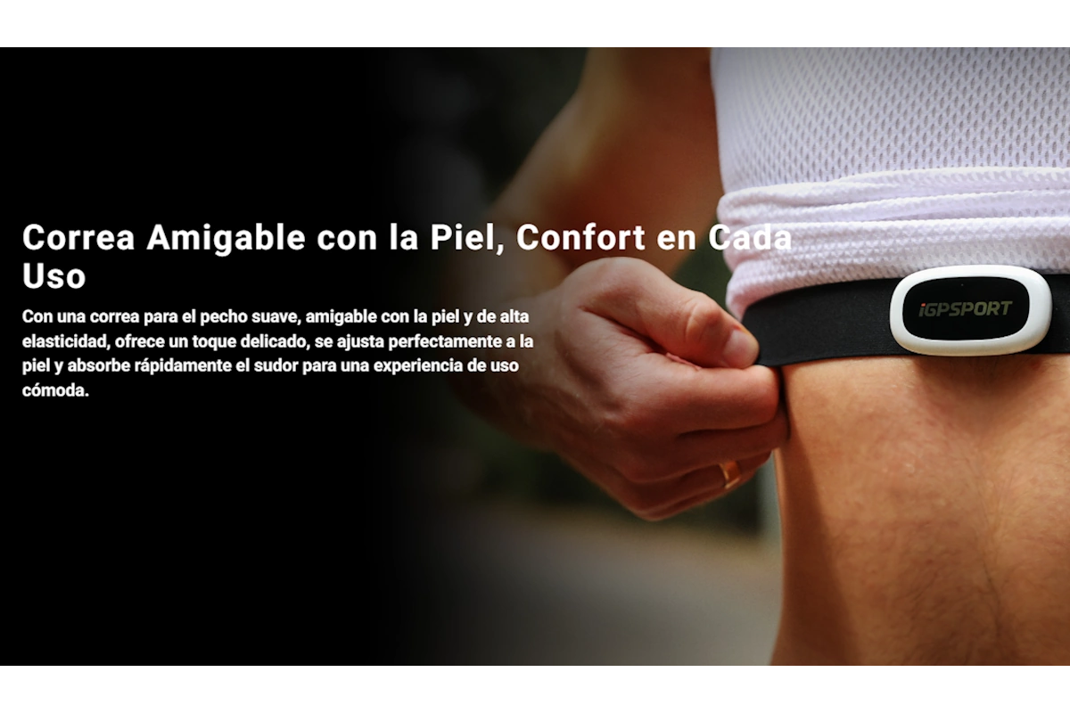 Sensor frecuencia cardíaca iGPSPORT HR50 ANT+ Bluetooth - Imagen 6