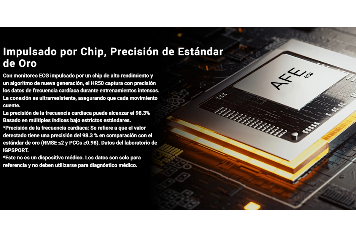 Sensor frecuencia cardíaca iGPSPORT HR50 ANT+ Bluetooth - Imagen 4