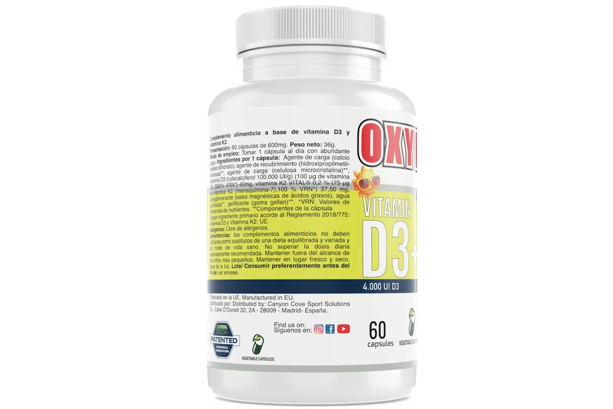 Vitamina D3 + K2 MK7 K2VITAL® OXYPRO 4000 UI - Imagen 3