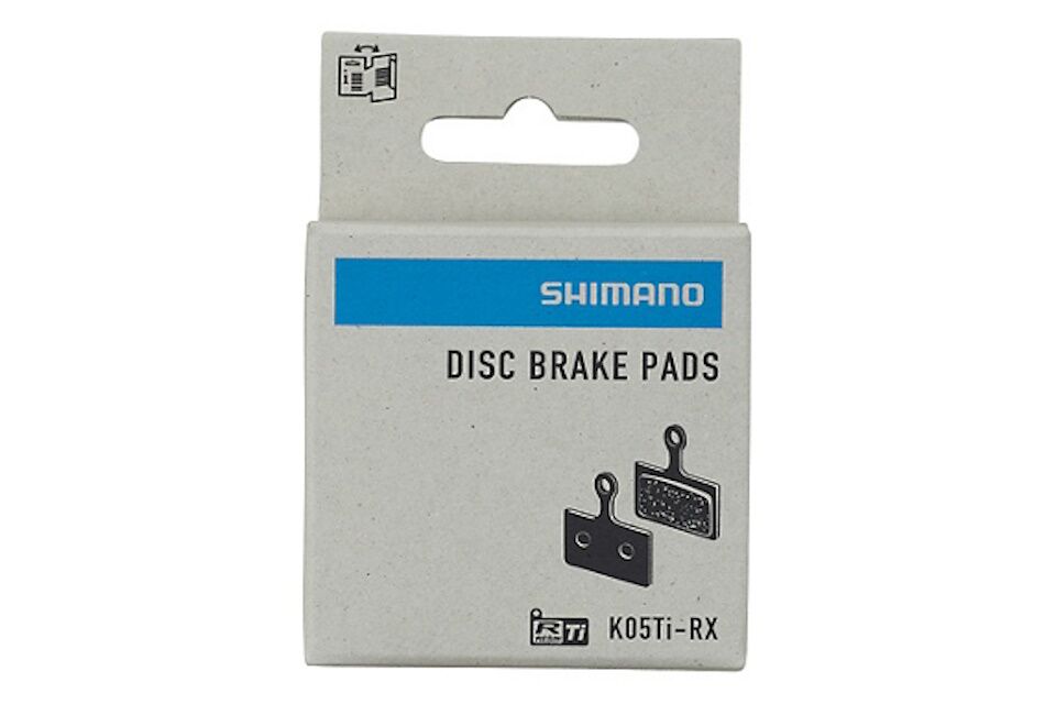 Pastillas de freno de resina Shimano K05Ti-RX y muelle