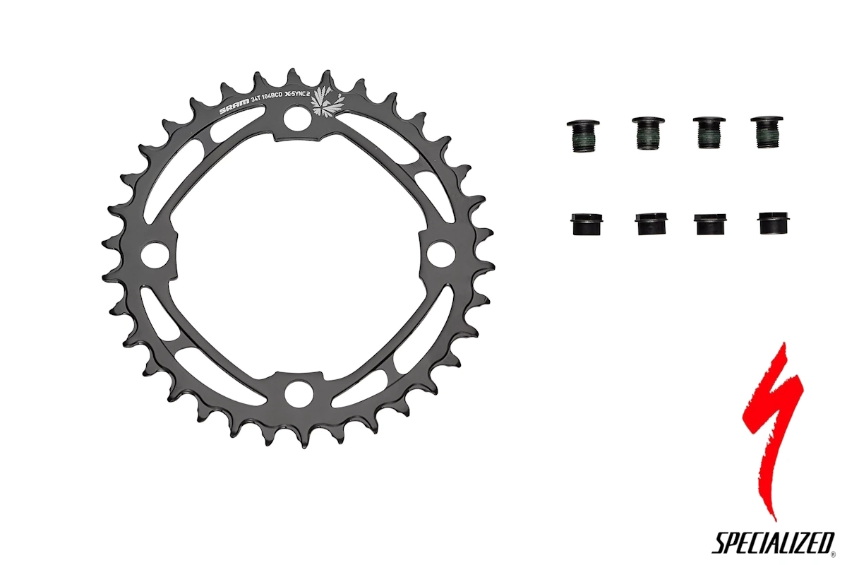 Plato Sram 34t de 104mm de diámetro