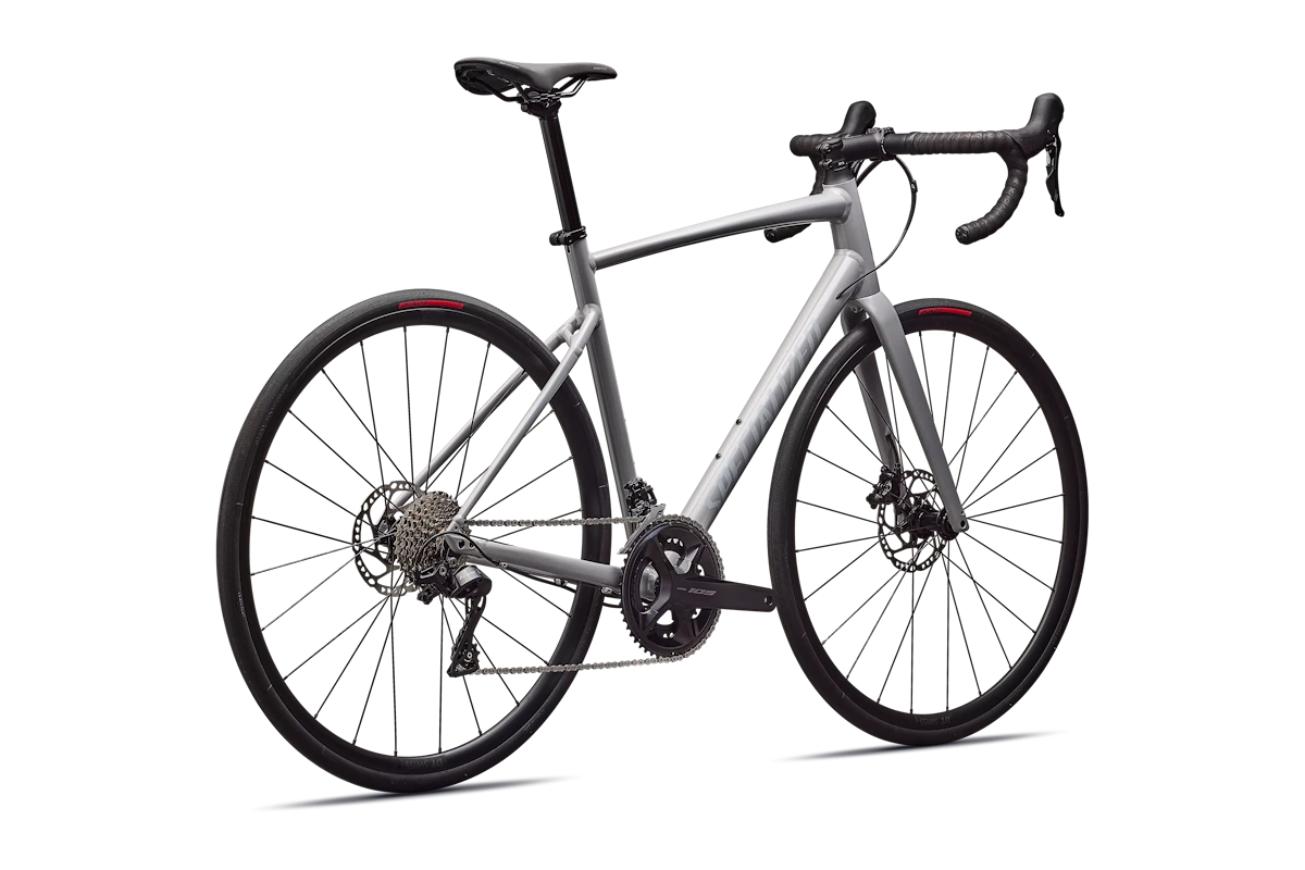Bicicleta de carretera Specialized Allez Comp con Shimano 105 de 12 velocidades Color: Dolomite Metallic / Dove Grey
