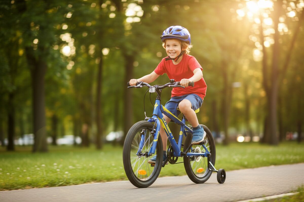 WST 18" Elegance – Bici infantil con V‑Brake de aluminio, estabilizadores y timbre - Imagen 10