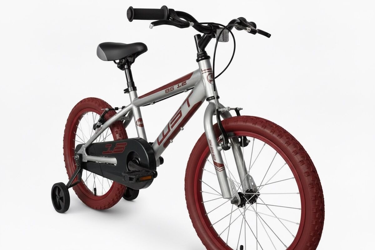 WST 18" Elegance – Bici infantil con V‑Brake de aluminio, estabilizadores y timbre - Imagen 11