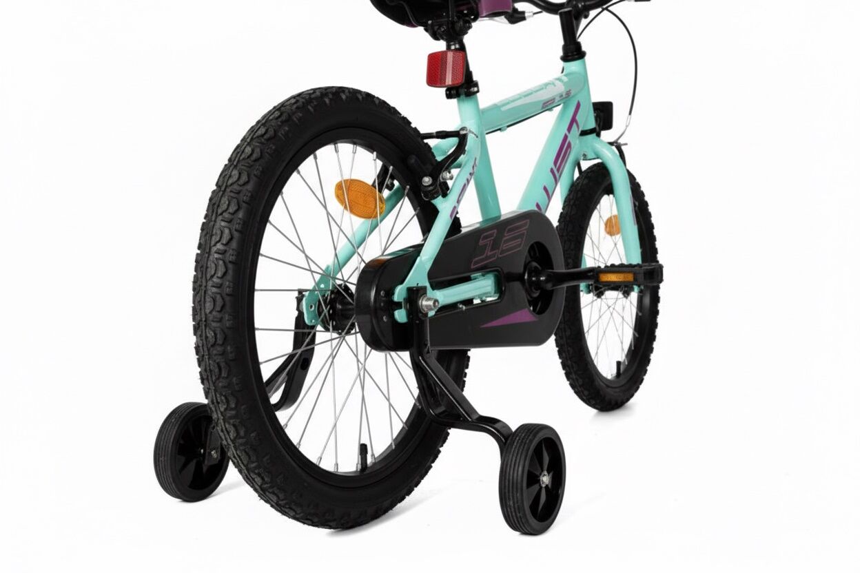 WST 18" Elegance – Bici infantil con V‑Brake de aluminio, estabilizadores y timbre - Imagen 7