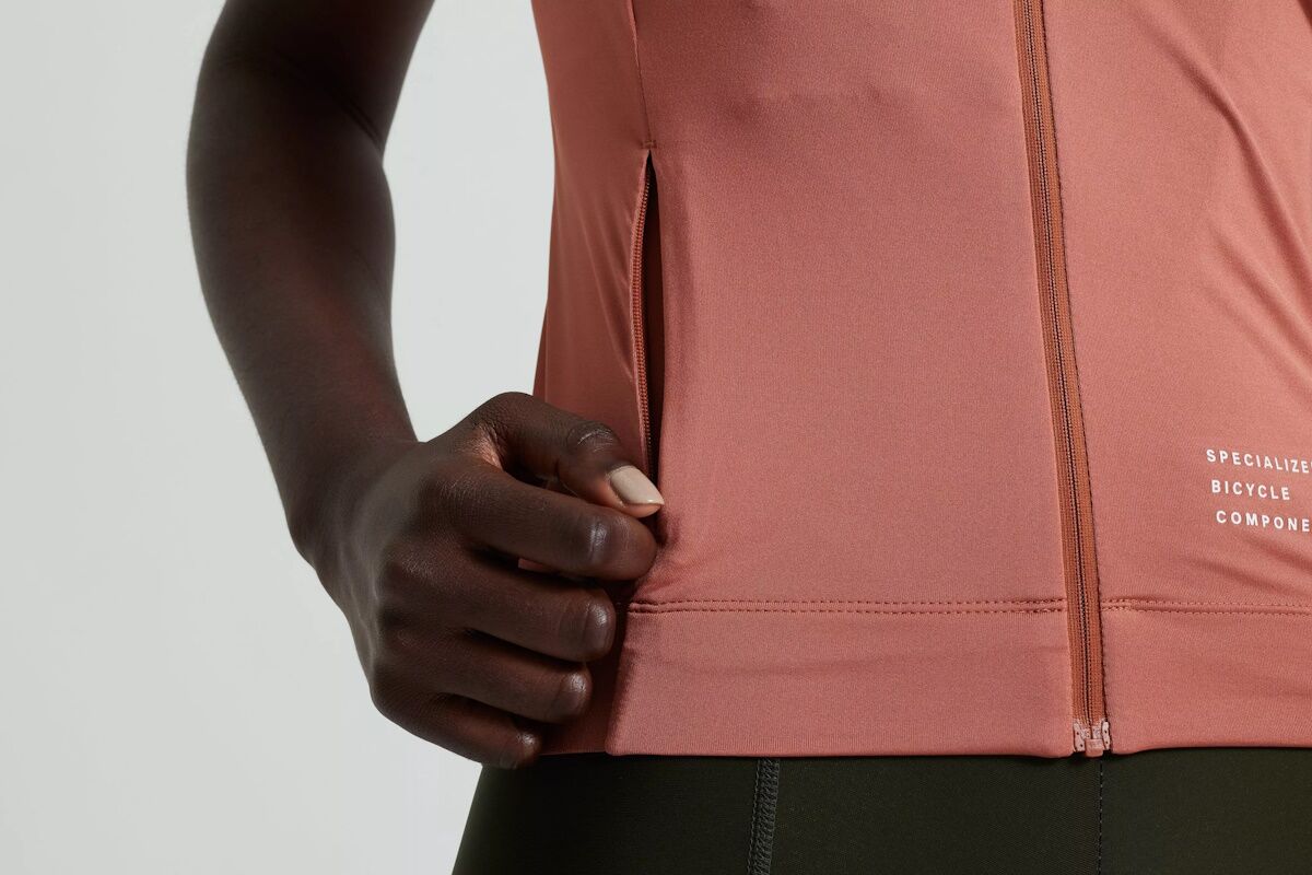 Maillot de Manga Corta Specialized Foundation Mujer – Estilo Brillante, Confort Premium y Distintivo de Calidad para Ciclismo Femenino - Terra Cota - Imagen 3