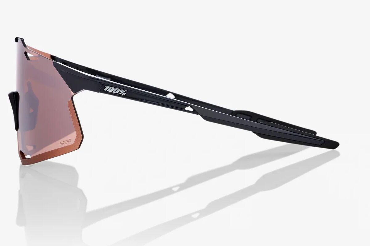 Gafas ciclismo 100% - HYPERCRAFT®- Gloss Black HiPER® Silver Mirror Lens - Imagen 3