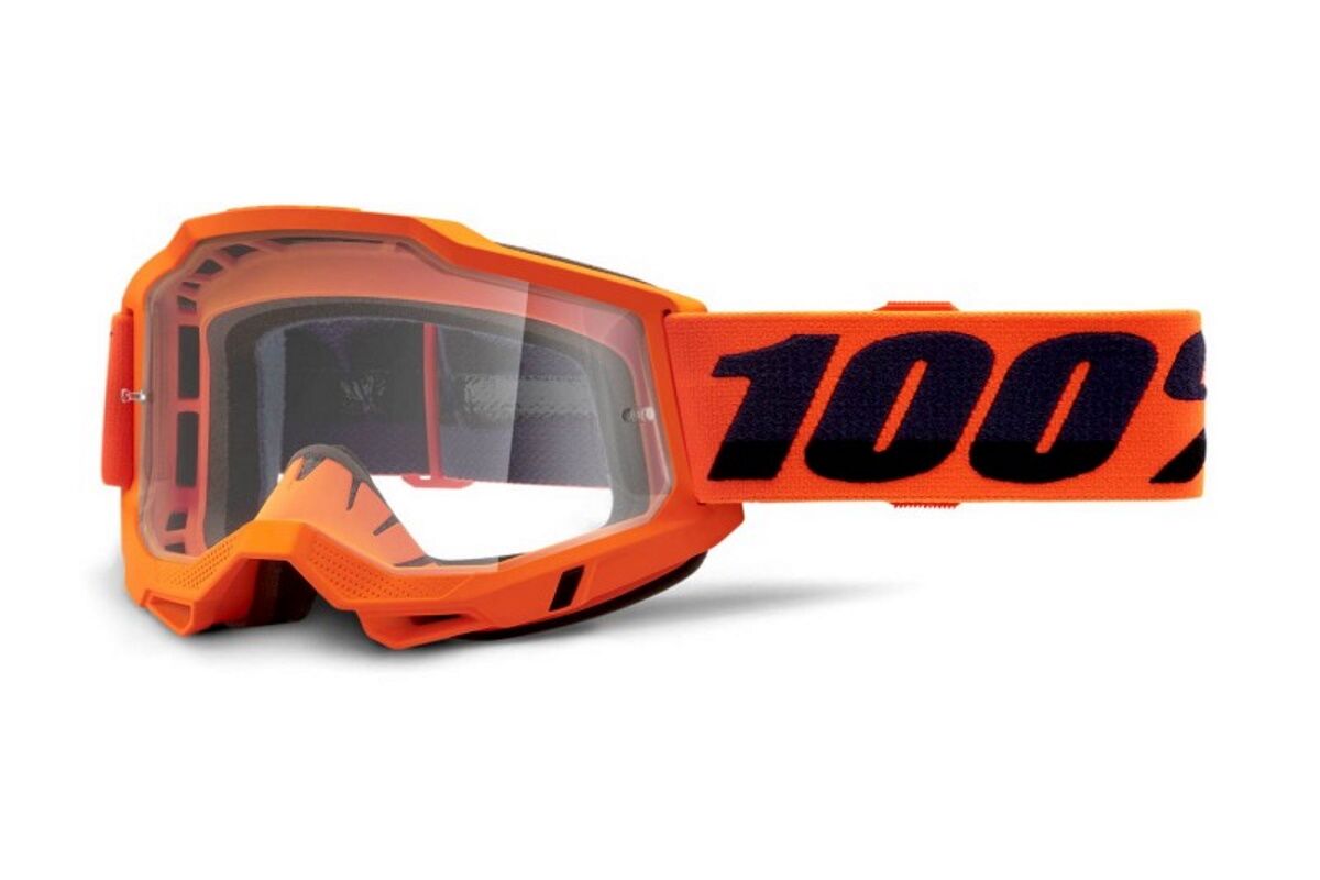Gafas máscara 100% - ACCURI 2® Goggle - Neon/Orange - Clear Lens