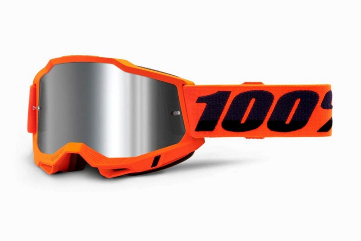 Gafas máscara 100% - ACCURI 2® Goggle - Orange - Mirror Silver Lens