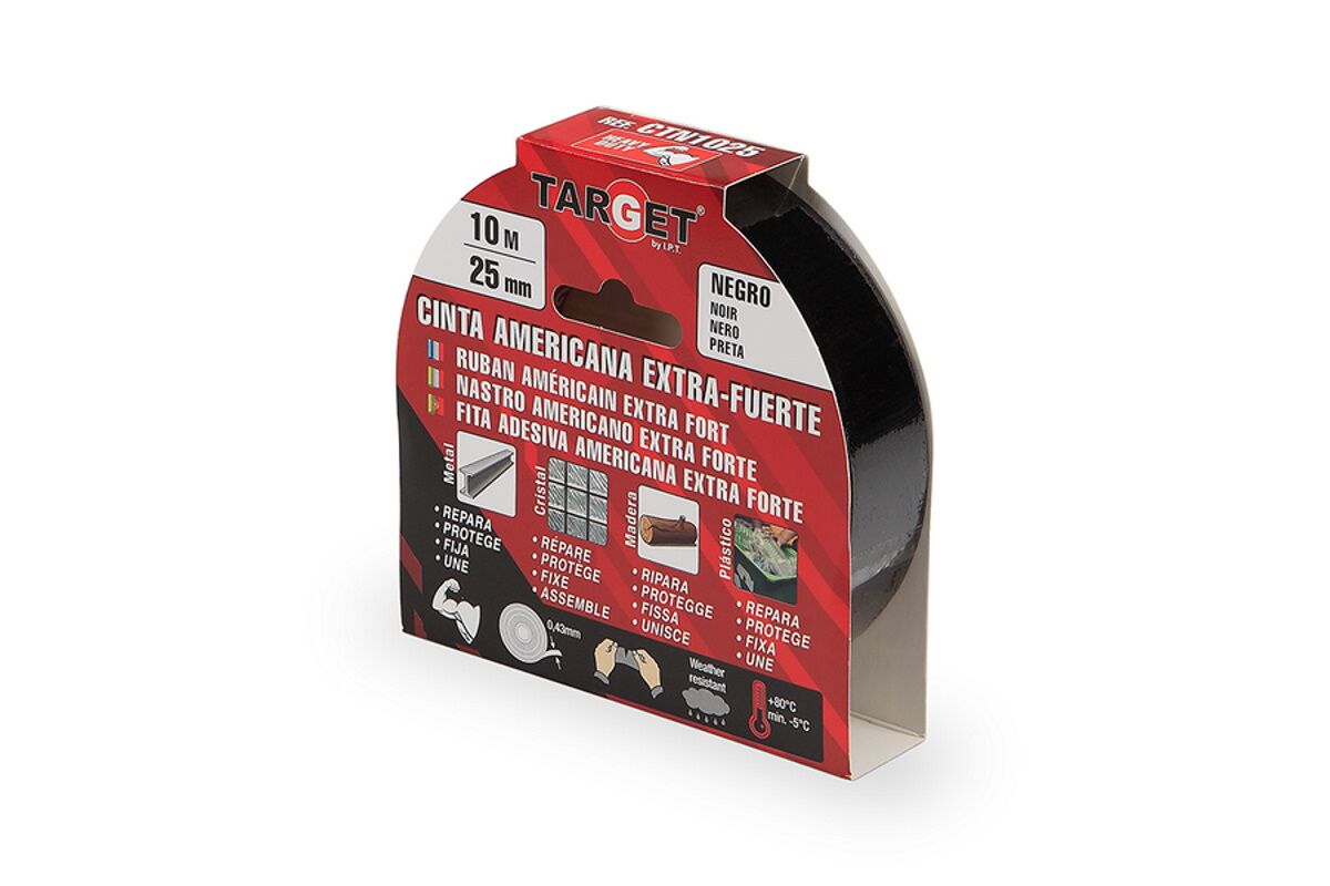 Cinta tubeless extra fuerte TARGET - 10m x 25mm